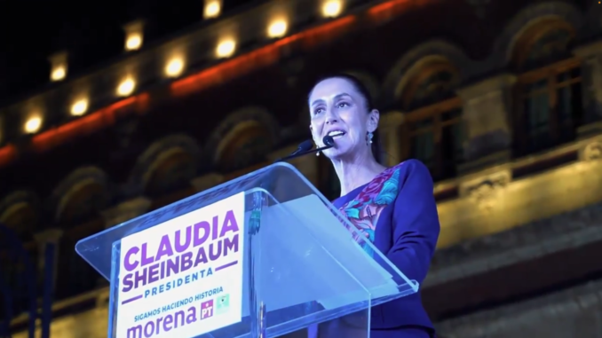 Mexico President Elect Claudia Sheinbaum